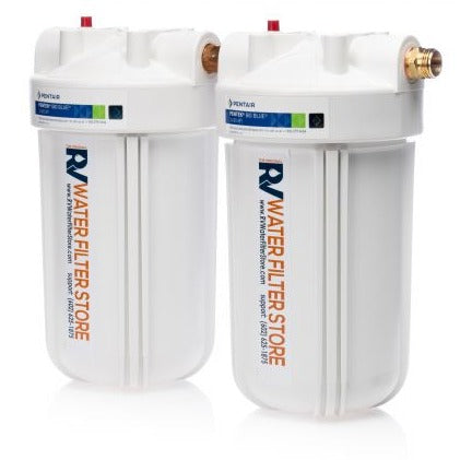 Dual Jumbo Canisters & Hose Fittings, incl Wrench, no Cartridges