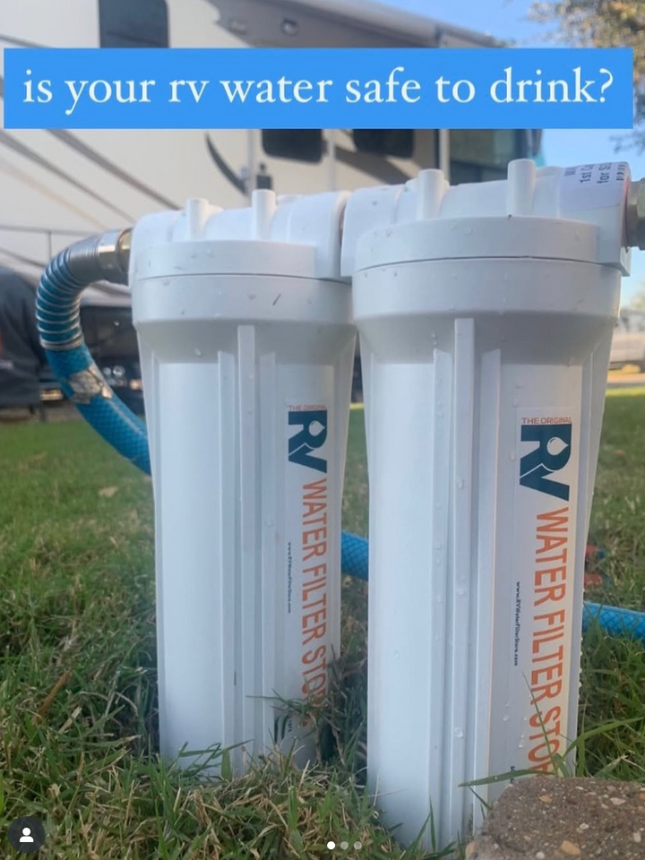 Essential Whole RV Water Filter System with Bracket