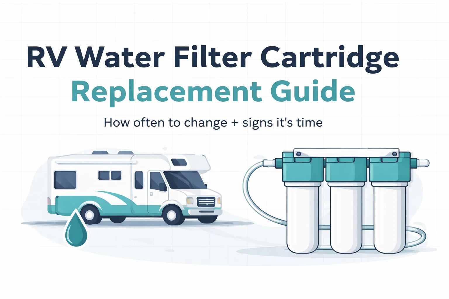 RV Water Filter Cartridge Replacement Guide: How Often to Change + Signs It's Time