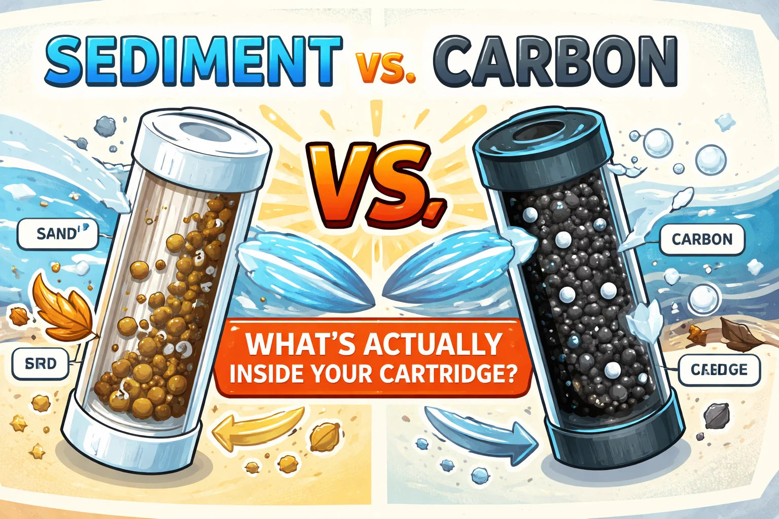 Sediment vs. Carbon: What's Actually Inside Your Cartridge?
