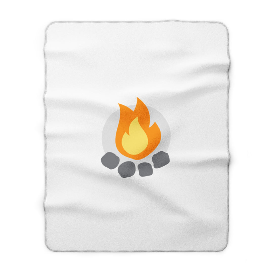 Camp Addict Sherpa Blanket — Icon