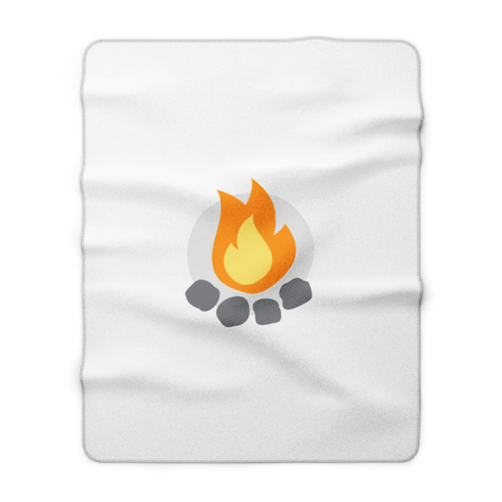 Camp Addict Sherpa Blanket — Icon