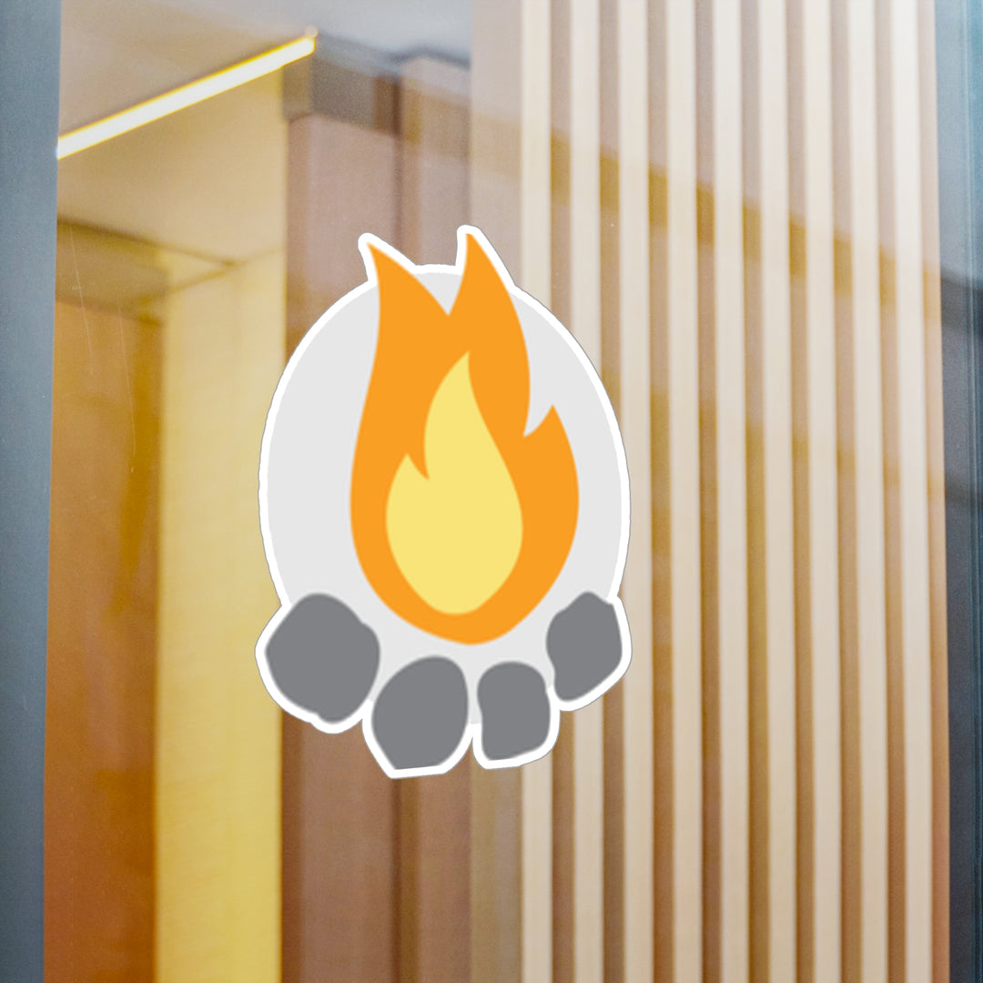 Camp Addict Window Decal — Icon