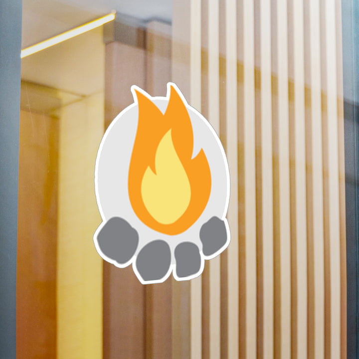 Camp Addict Window Decal — Icon