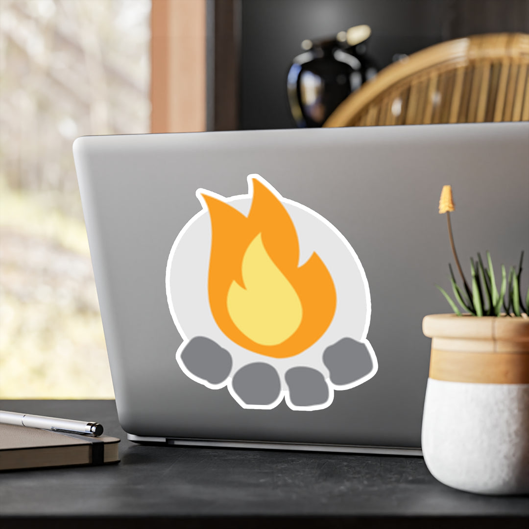 Camp Addict Window Decal — Icon