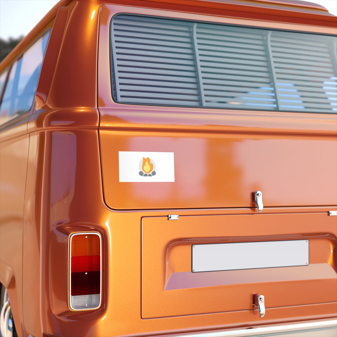 Camp Addict Bumper Sticker — Icon