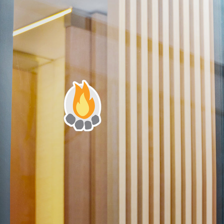 Camp Addict Window Decal — Icon