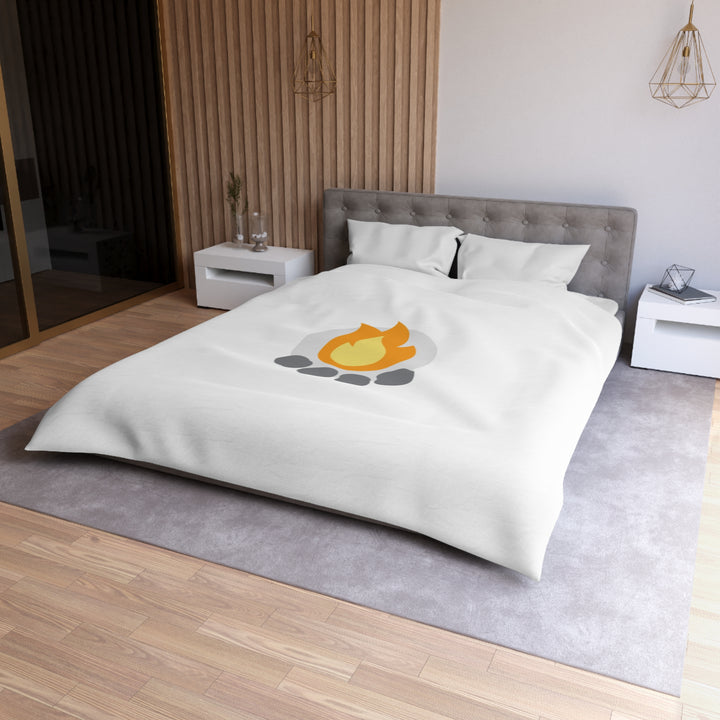 Camp Addict Duvet Cover — Icon