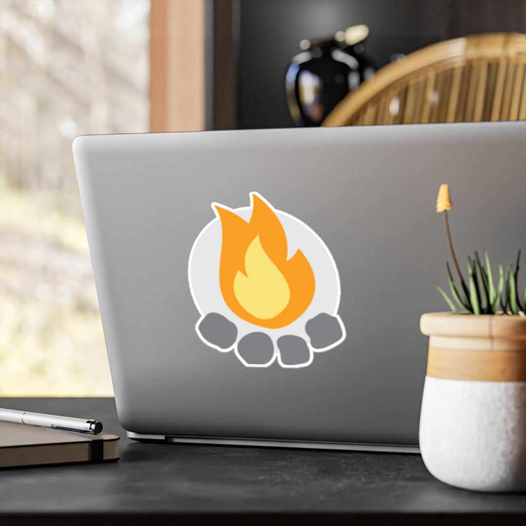 Camp Addict Window Decal — Icon