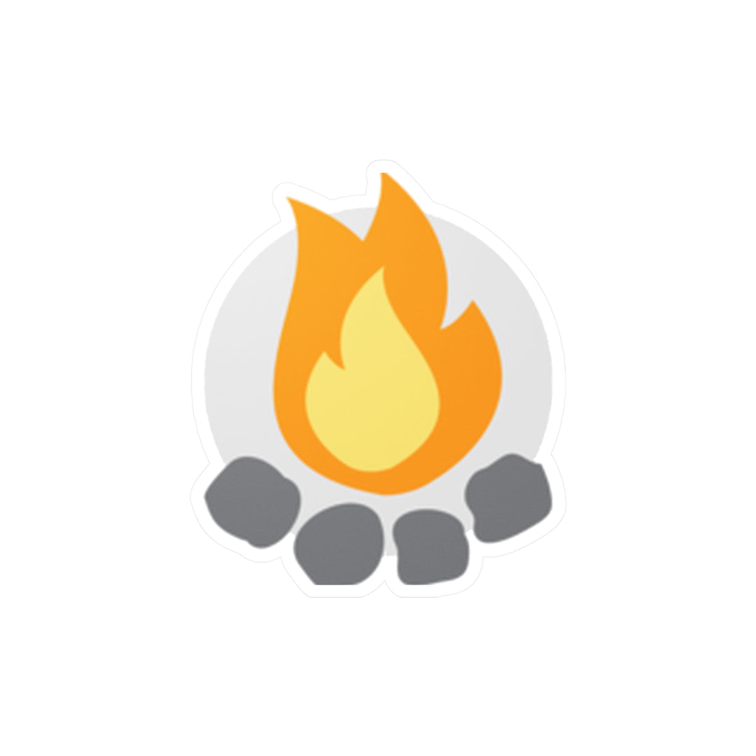 Camp Addict Window Decal — Icon