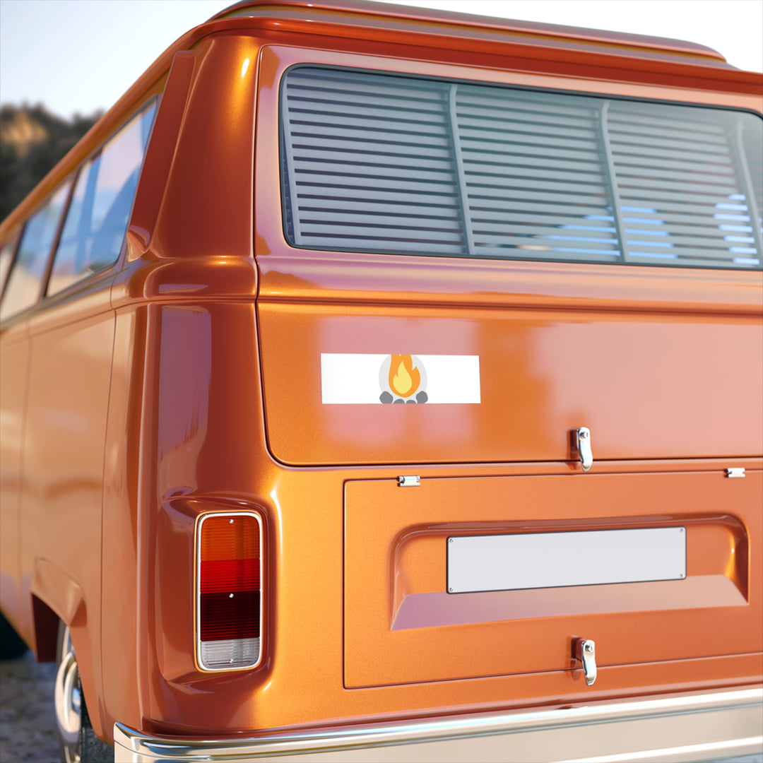 Camp Addict Bumper Sticker — Icon
