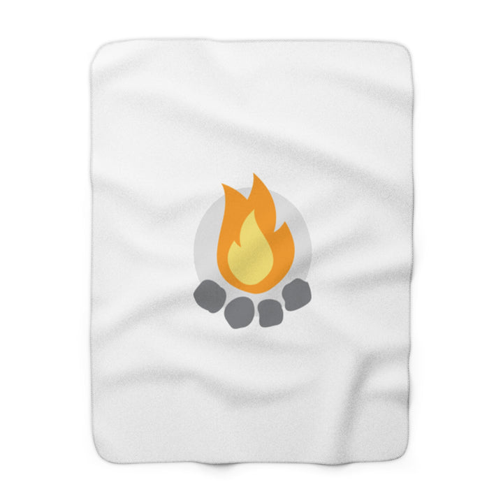Camp Addict Sherpa Blanket — Icon