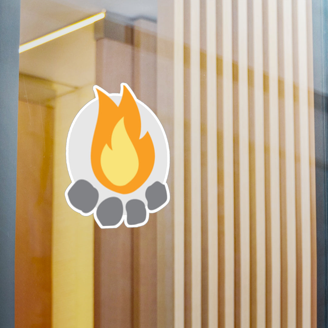 Camp Addict Window Decal — Icon