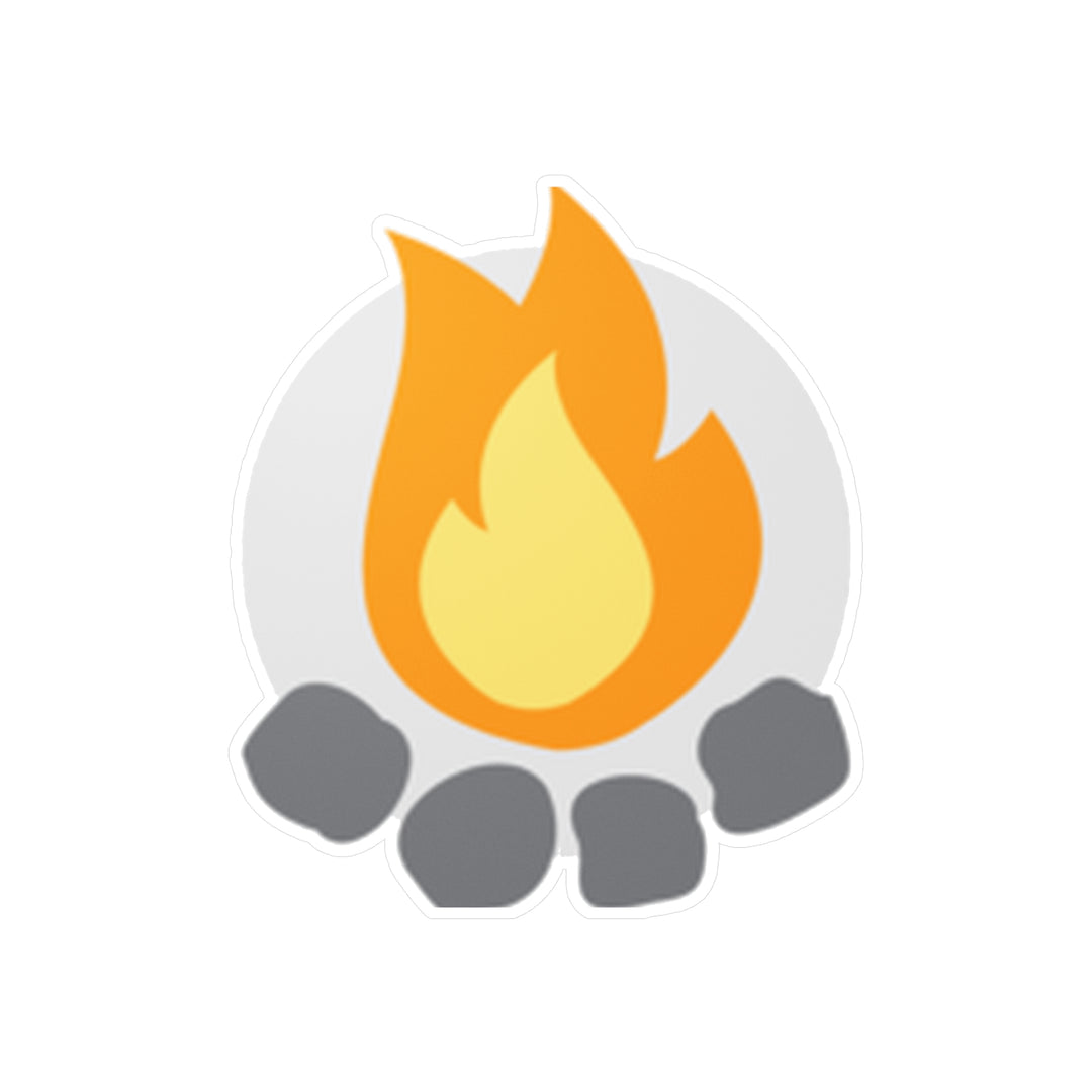 Camp Addict Window Decal — Icon
