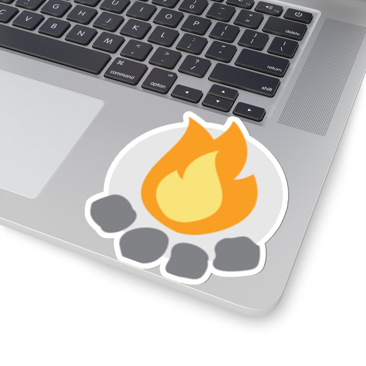 Camp Addict Sticker — Badge — Icon
