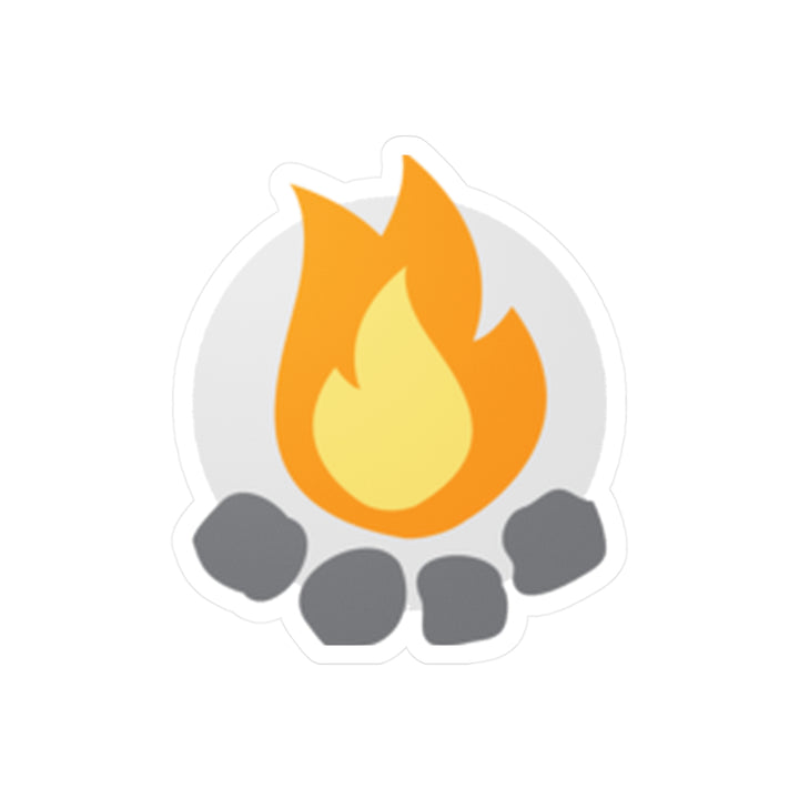 Camp Addict Window Decal — Icon