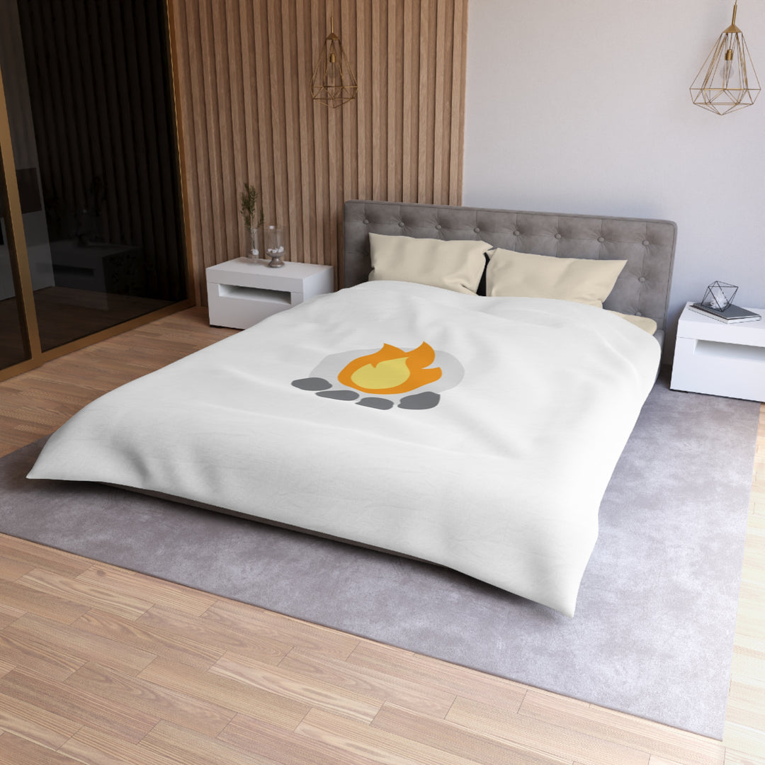 Camp Addict Duvet Cover — Icon