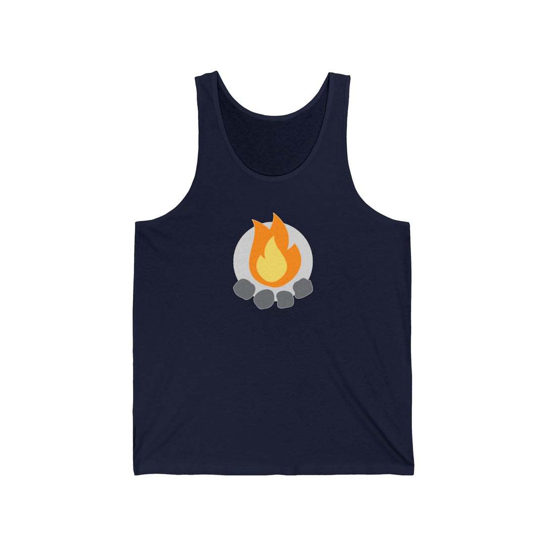 Camp Addict Badge Tank — Unisex — Icon
