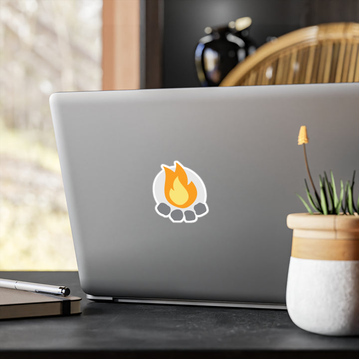 Camp Addict Window Decal — Icon