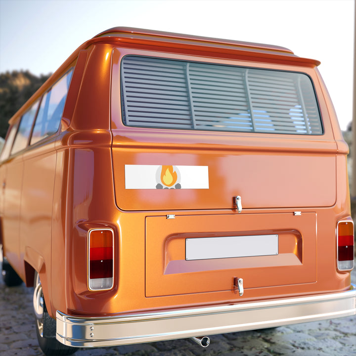 Camp Addict Bumper Sticker — Icon