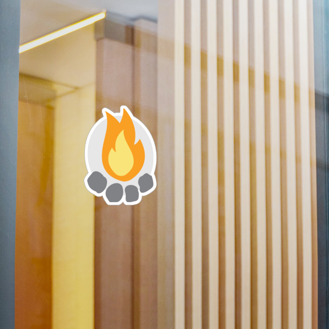 Camp Addict Window Decal — Icon