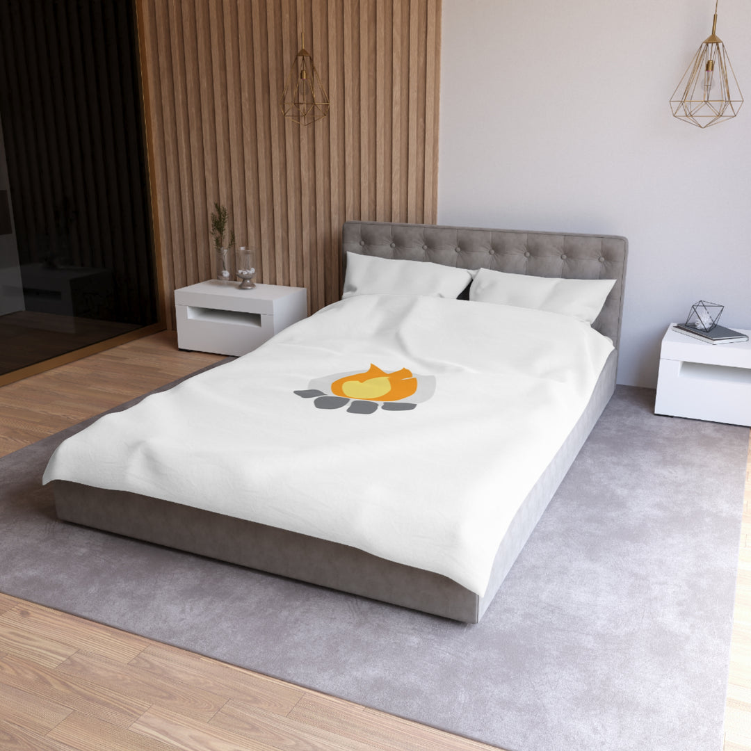 Camp Addict Duvet Cover — Icon