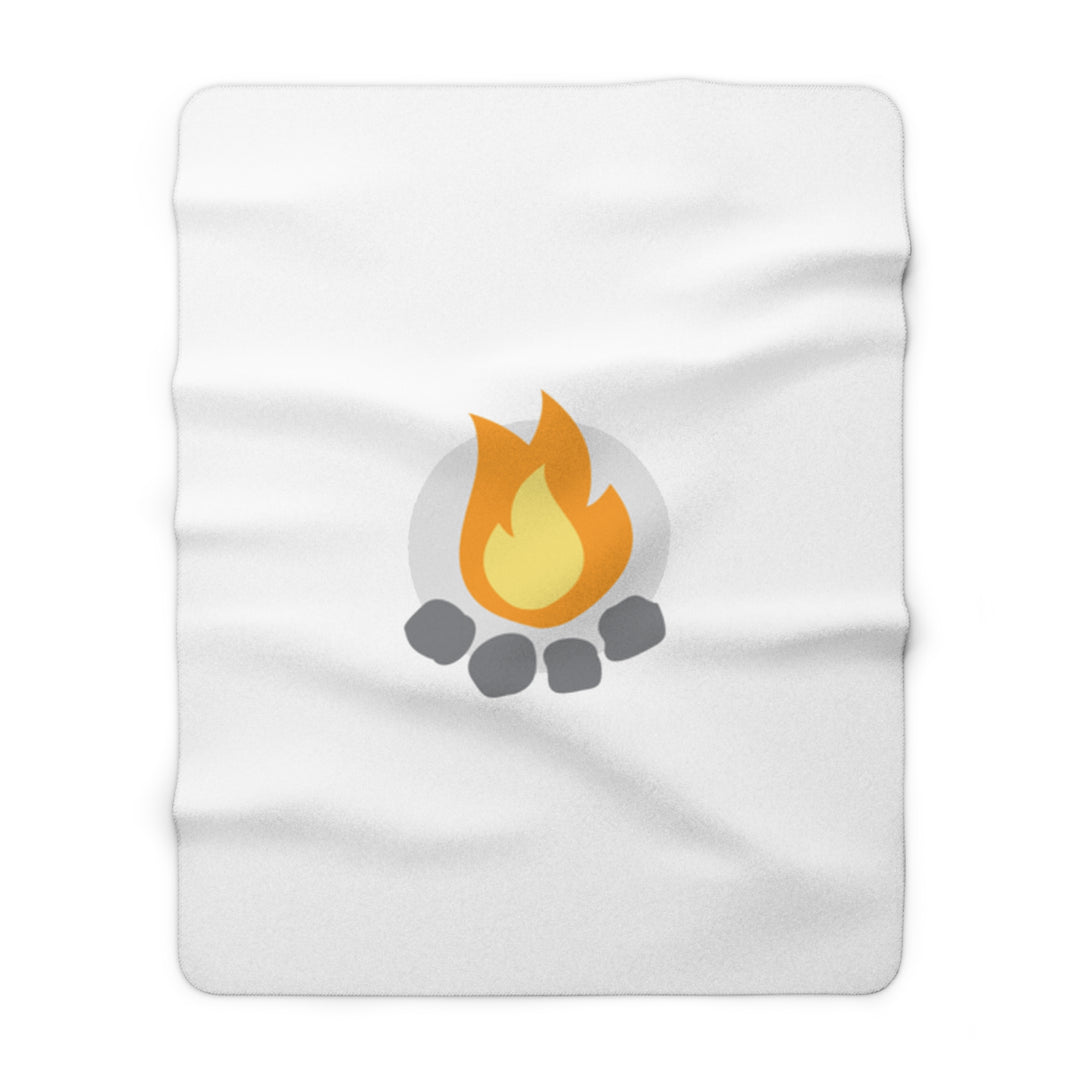 Camp Addict Sherpa Blanket — Icon