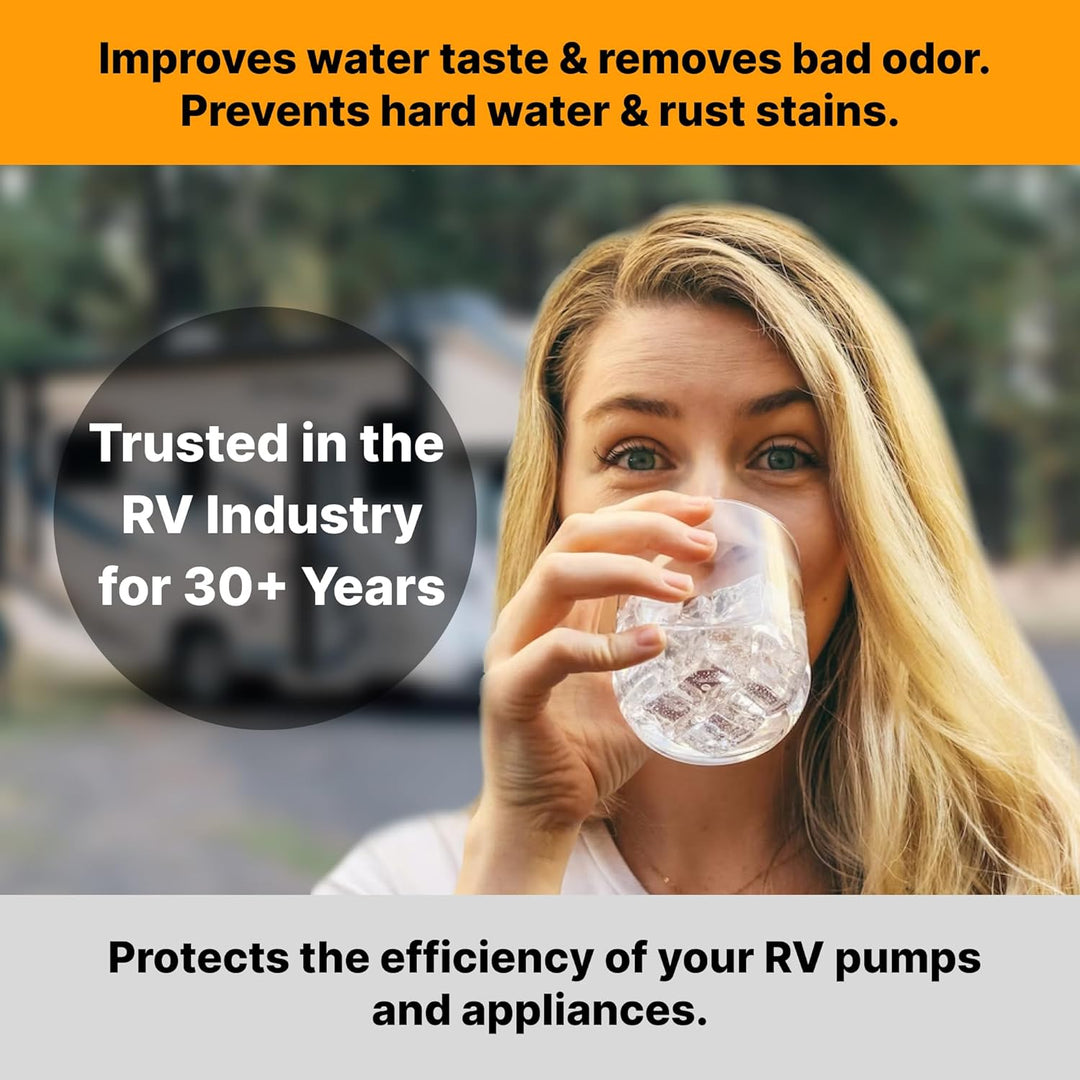Essential Whole RV Water Filter System with Bracket