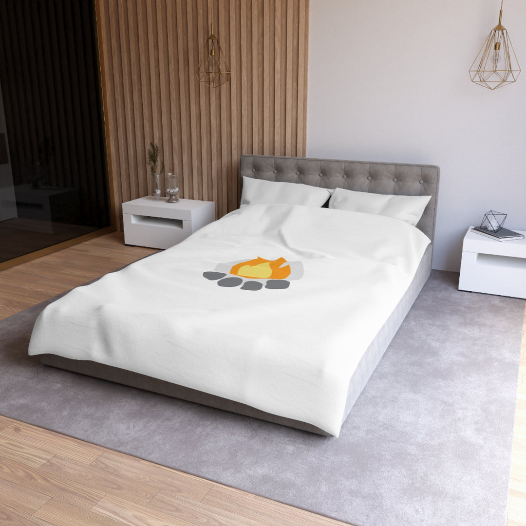 Camp Addict Duvet Cover — Icon