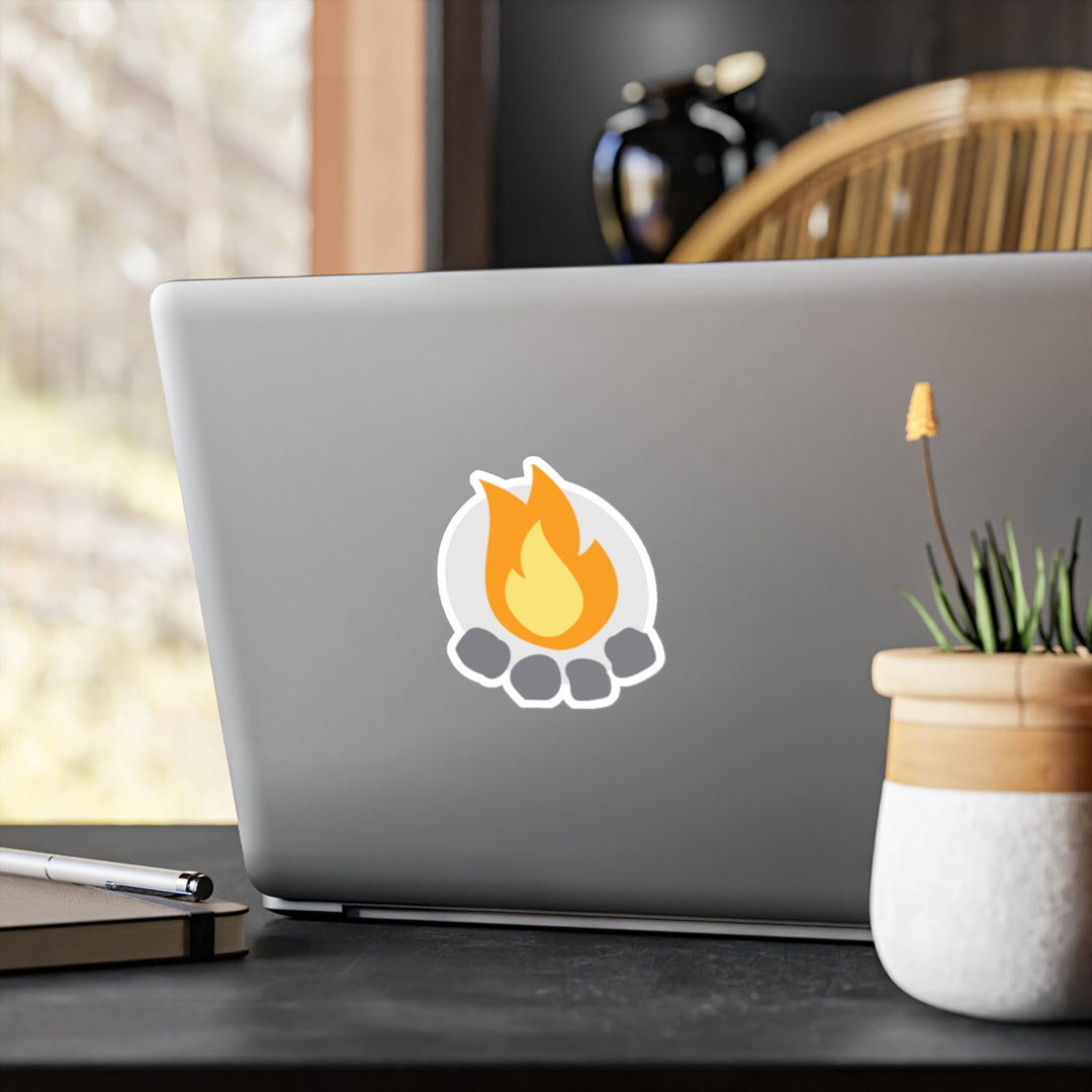 Camp Addict Window Decal — Icon