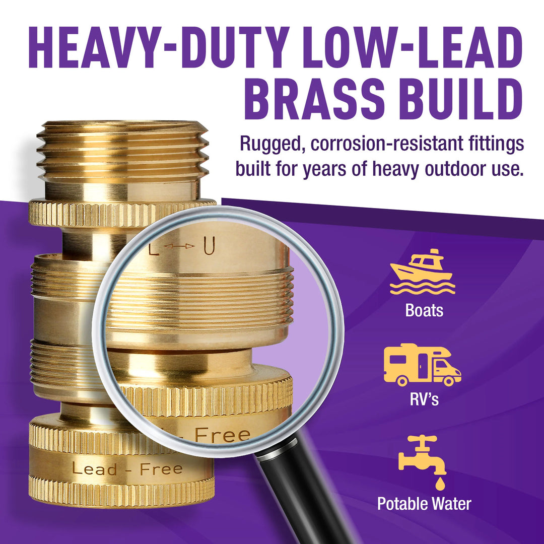 Lead Free Brass Quick Connect Set MADE IN USA