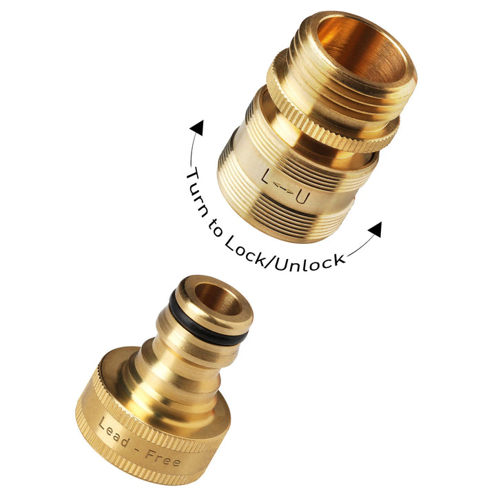 Lead Free Brass Quick Connect Set MADE IN USA