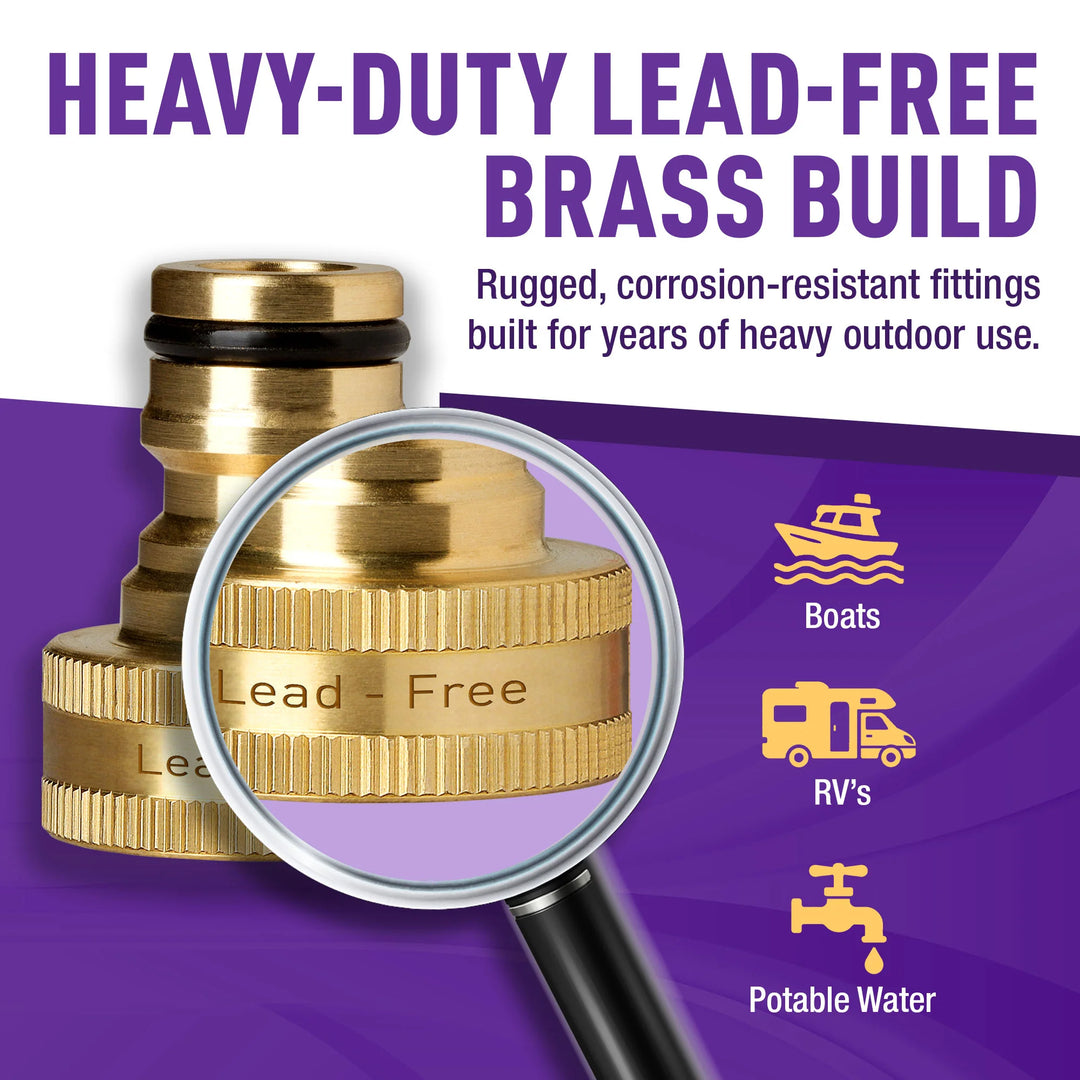 Lead Free Brass Quick Connect - Male Side Only
