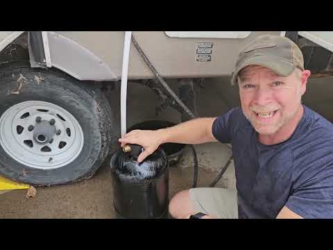 Essential Portable RV Water Softener with 16,000 Tank & Hose Fittings
