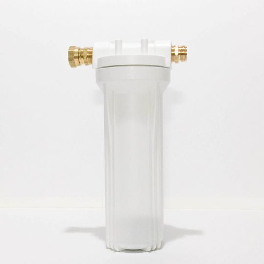 Single White Canister with Hose Fittings and PR-1 Filter